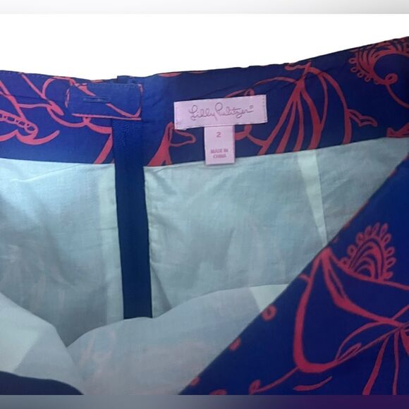 Lilly Pulitzer First Mate Sailboat Print Karlo Skirt - 2 - Picture 3 of 7